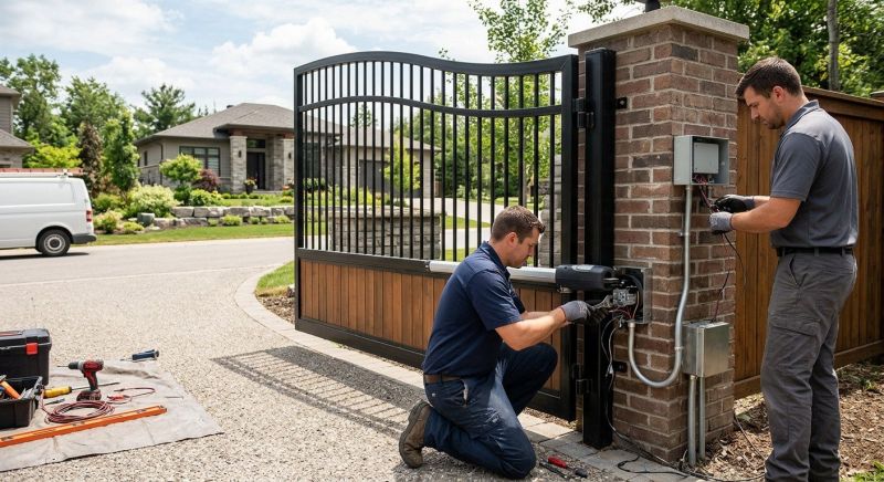 Remote Gate Installation in Franklin, TN