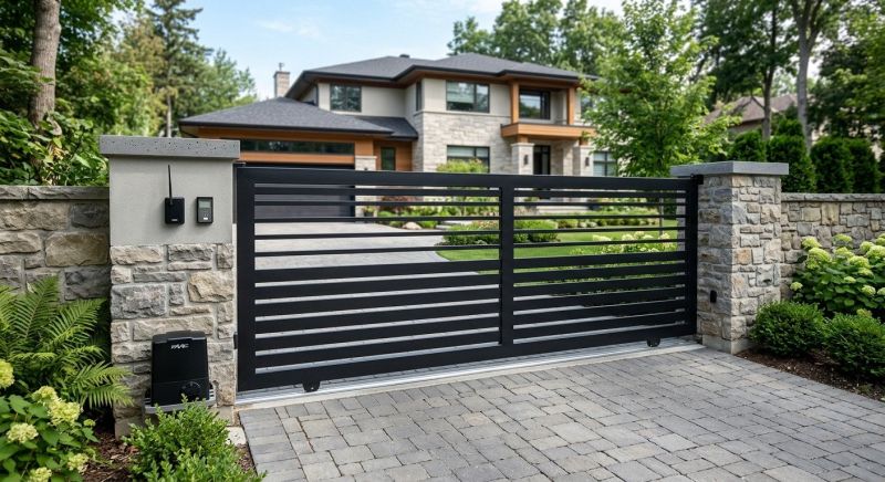 Driveway Fence Installation in Naperville, IL