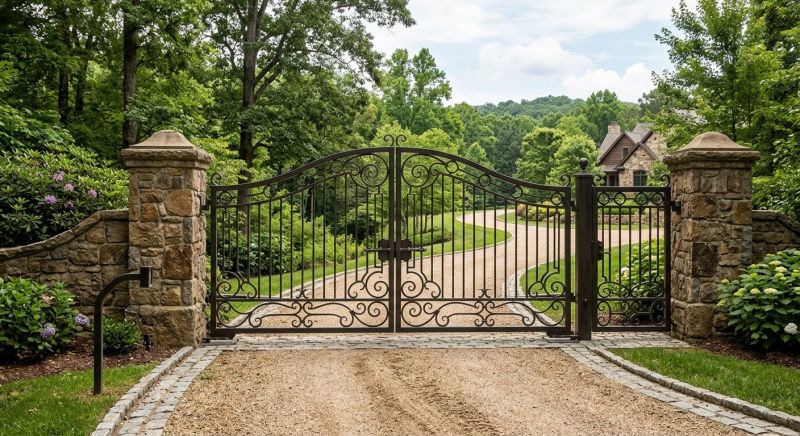 Entrance Gate Installation in Naperville, IL