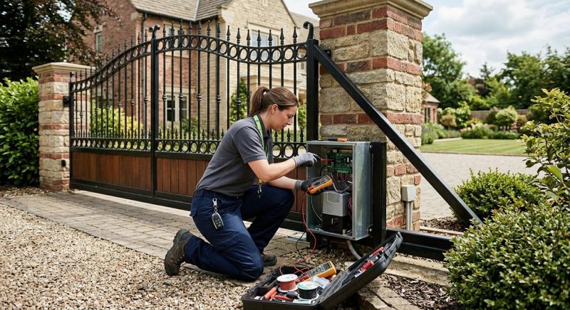 Gate Entry System Installation in Cary, NC