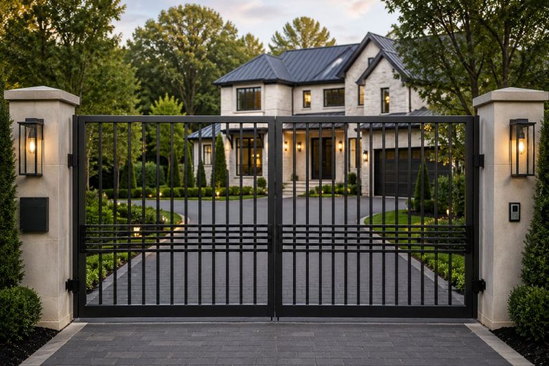 Main Gate Installation in Plano, TX