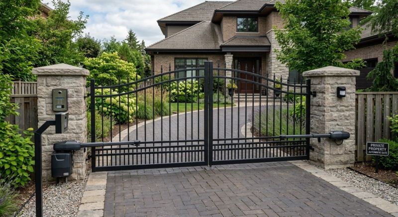 Motorized Gate Installation in Cumming, GA