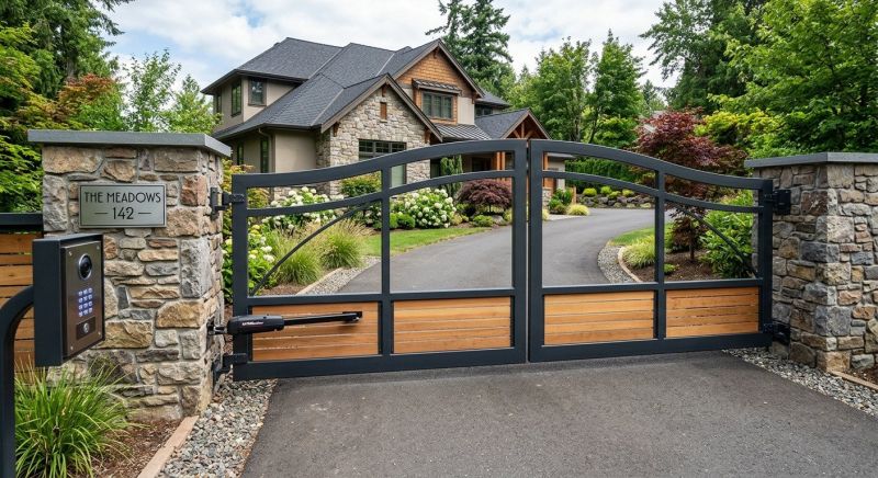 Motorized Gate Installation in Boca Raton, FL