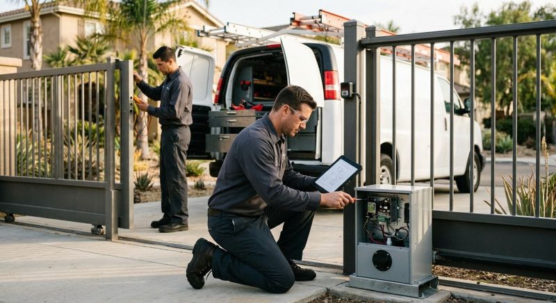 Remote Gate Installation in Franklin, TN