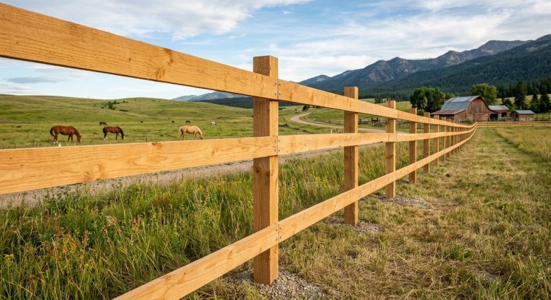 Stable Fencing Installation in Pearland, TX